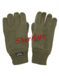 Перчатки зимние вязаные Thinsulate Olive-4