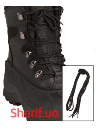 Шнурки MIL-TEK Black 220см 2 пары, 12912402-3