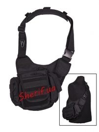 Сумка через плече багатофункціональна Sling Bag MIL-TEC Black