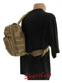 Рюкзак MIL-TEC через плечо Assault Coyote, 8л-8