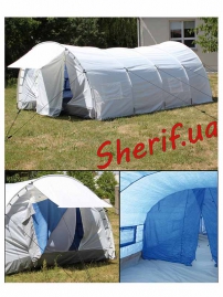 UN tunnel tent with inner tent 5.5x3.45m