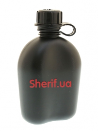 Plastic flask MIL-TEC 1Qt Black