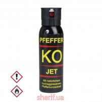 Gas cartridge PFEFFER KO Jet 100 ml, jet