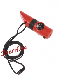 Свисток MIL-TEC 6 в 1 Red