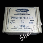 Bullets Luman 0.68 sharp 1250 pcs