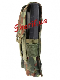 Подсумок Max Fuchs для магазина двойной Molle Flecktarn-3