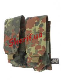 30615V Подсумок Max Fuchs для магазина двойной Molle Flecktarn