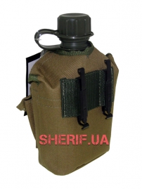 Фляга Max Fuchs США 1л с чехлом Coyote-2