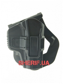 Кобура Fab Defense с 2-ух уровневым держателем Scorpus Black