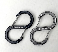 Набор алюминиевых сервисных карабинов Base Camp Sigma 5 Wire Set, 2 шт, Black/Grey
