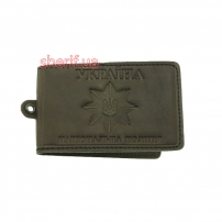 Cover NPU (National Police of Ukraine) horizontal brown
