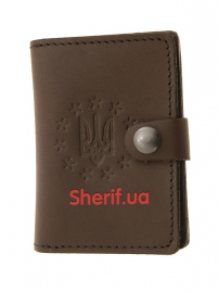 Cover for a plastic ID-passport on a button, 5164/2k