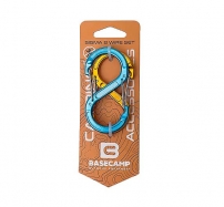 Набор алюминиевых сервисных карабинов Base Camp Sigma 5 Wire Set, 2 шт, Blue/Orange