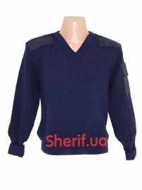 Sweater British Max Fuchs policeman Blue