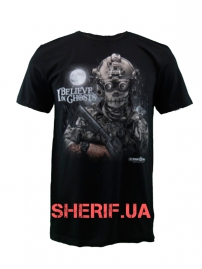 Футболка 7.62 I Believe in Ghosts Black