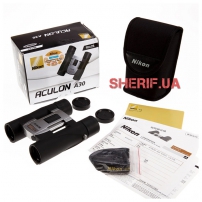 Бинокль Nikon Aculon A30 10x25 Silver (компактный)-5