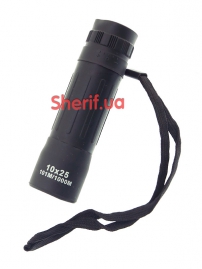 Монокуляр 10х25 черный-4