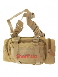 Рюкзак большой Sivimen с подсумками Coyote, 40л-12