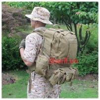 Рюкзак большой с подсумками Coyote brown-14