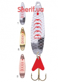 Блесна MIRA 17г серебро MISTRALL 1