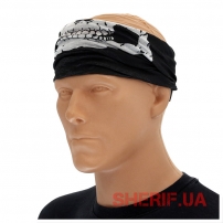 Шарф-труба Бафф (Buff) с рисунком черепа-4