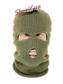Балаклава MIL-TEC Thinsulate 3 вирізу Olive