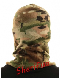 Балаклава флисовая однослойная Multicam 1 отв. -3