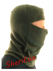 Балаклава флисовая двухслойная Olive 1 отв.-2