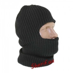 Winter balaclava 1 hole black