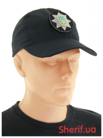 Baseball cap with cockade "Police" Rip-Stop Black