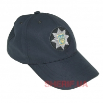 Policeman's baseball cap Dark blue with cockade
