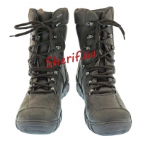 Ботинки кожаные с высокой берцой Black (модель 2)-6