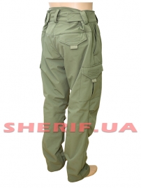 Брюки Soft Shell с термоподкладкой олива-2