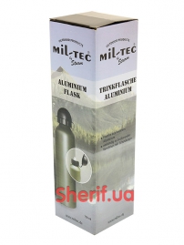 14535020 Бутылка Mil-Tec алюминиевая 750ML Olive-5