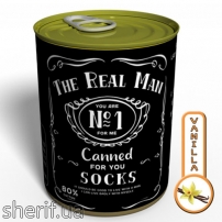 Canned Socks The Real Man - Gift for Man - Gift Idea For Man