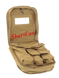 Cумка MIL-TEC туалетная дорожная с зеркалом Coyote-3