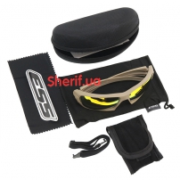 Тактические очки ESS Rollbar 4LS Kit TAN-8