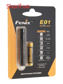 Flashlight FENIX E01 Nichia White GS