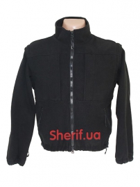 Fleece police jacket/vest Black