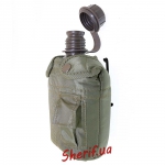 Фляга MIL-TEC США 1 л с чехлом Olive, 14505001-4