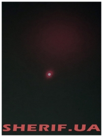 Фонарь-лазер красный HJ-1206, блистер-5