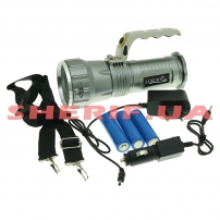 Фонарь Police переносной 12V K03-T6, zoom, 3 ак.18650-4