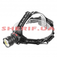 Head lamp Police BL-8005-T6+COB, signal light, 2х18650, charger 12V/220V
