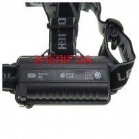 Фонарь налобный Police, 2 ак. 18650, micro USB-4