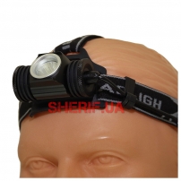 Фонарь налобный Police, 2 ак. 18650, micro USB-5