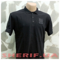 Футболка-поло Полиция V черная-6