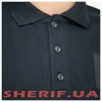 Футболка-поло Полиция V черная-5