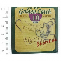 Крючки Golden Catch № 10 (7 кг) Big Claw, 5547310