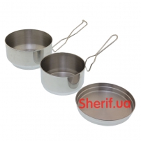 Набор посуды Helikon-Tex из нержавеющей стали (3 предмета) ME-MEN-SS-2