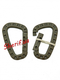 Карабин MIL-TEC тактический ABS (2 шт) Olive-3